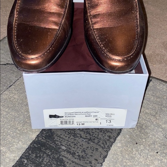 🆕Brunomagli BRONZE PRINTED CALF SKI - Picture 2 of 5